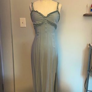 Baby Blue Midi Dress